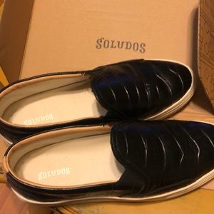 Soludos “bondi Slip on sneakers” 9.5, black